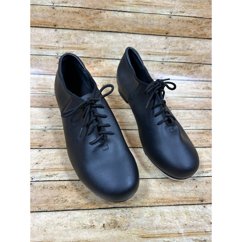 Theatricals Adult Lace Up Black Tap Shoes T9500 Size 10
